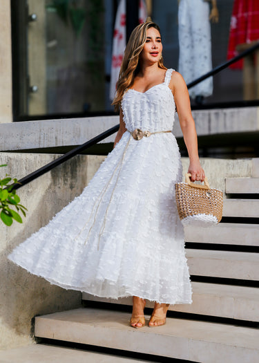 Vestido tipo talego de encaje