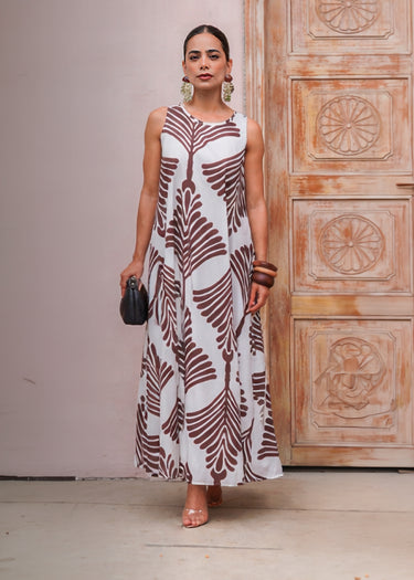 Vestido Abito Palma Espresso