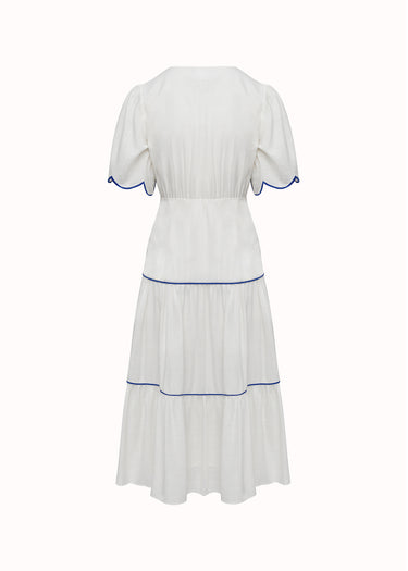 Vestido maxi - detalle en bordado