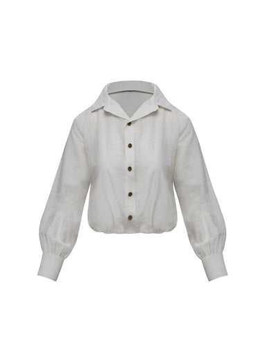 Camisa corta manga larga