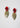 Aretes Rojo
