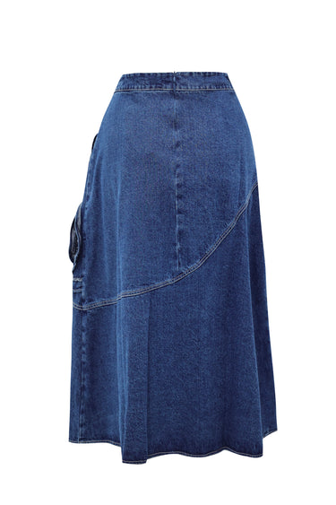 Falda Indigo Rose