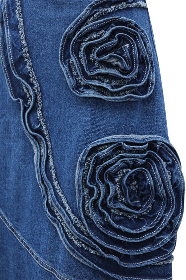 Falda Indigo Rose