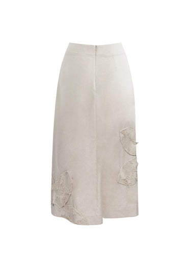 Falda Fringed Sand