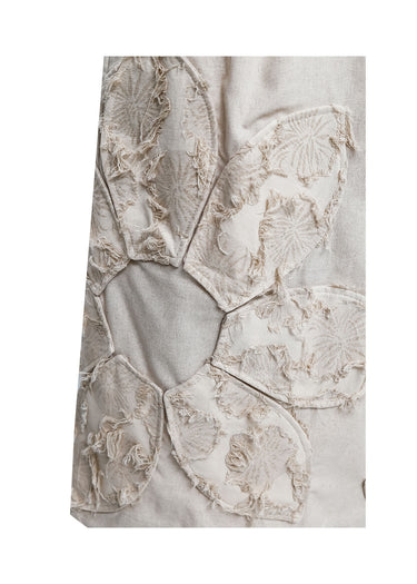 Falda Fringed Sand