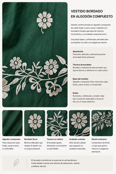 Vestido Forest Green